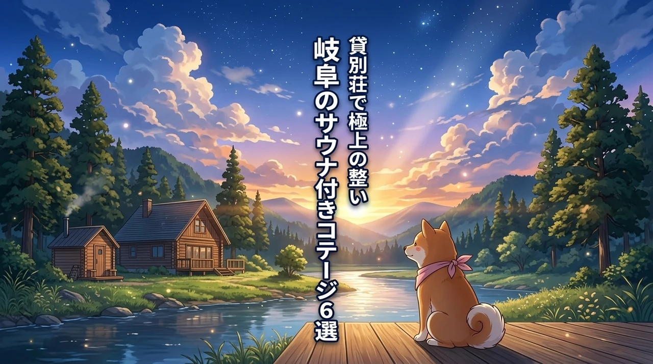 【岐阜エリア】のサウナ付きコテージと貸別荘おすすめ6選！極上の整い体験を予約
