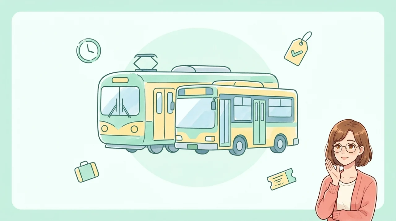 電車やバスを利用する際の注意点3つ