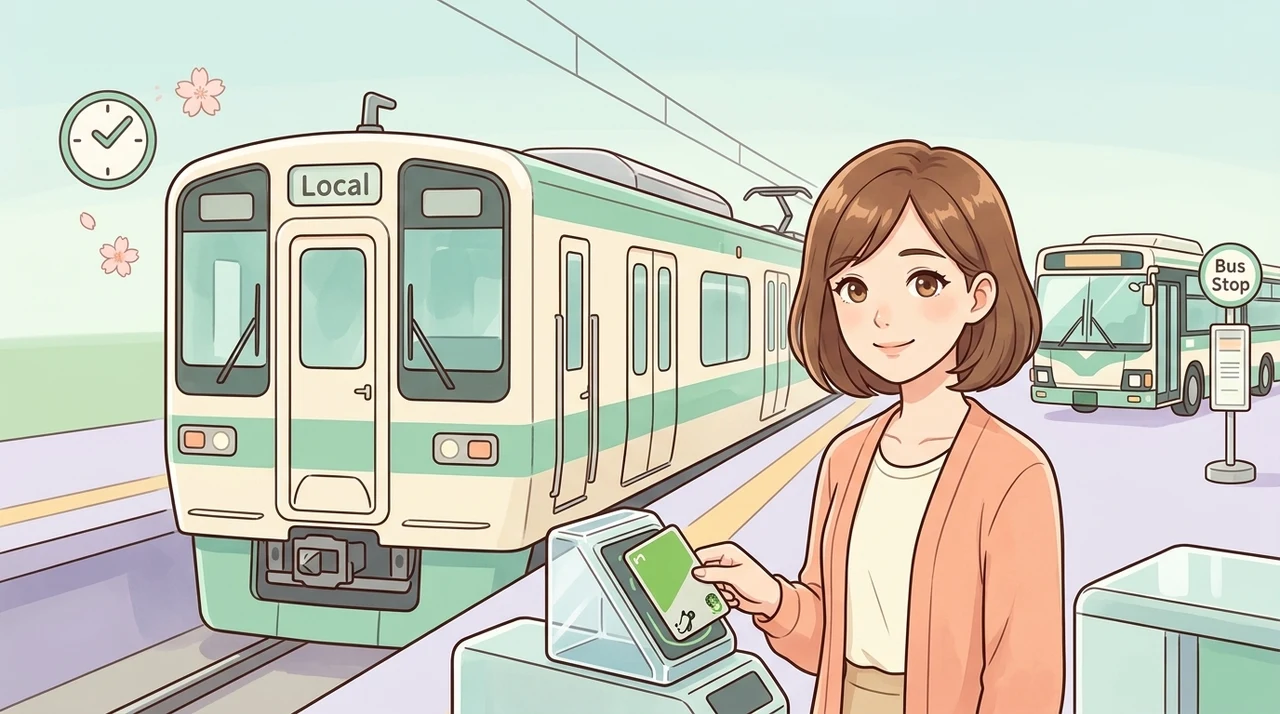 現地での電車やバス移動をスムーズにするコツ