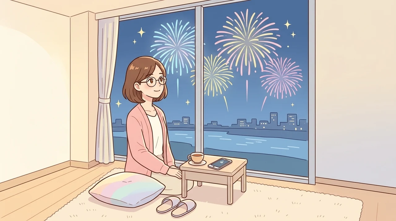 ホテルに宿泊して花火を鑑賞するメリット5つ