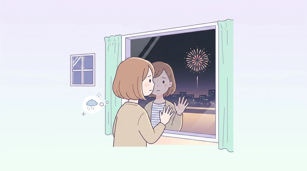 ホテルの部屋で花火を鑑賞するデメリット3つ
