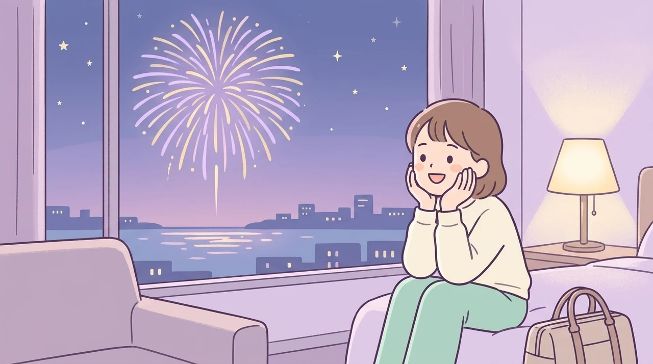 ホテル宿泊で花火を鑑賞するメリット5つ