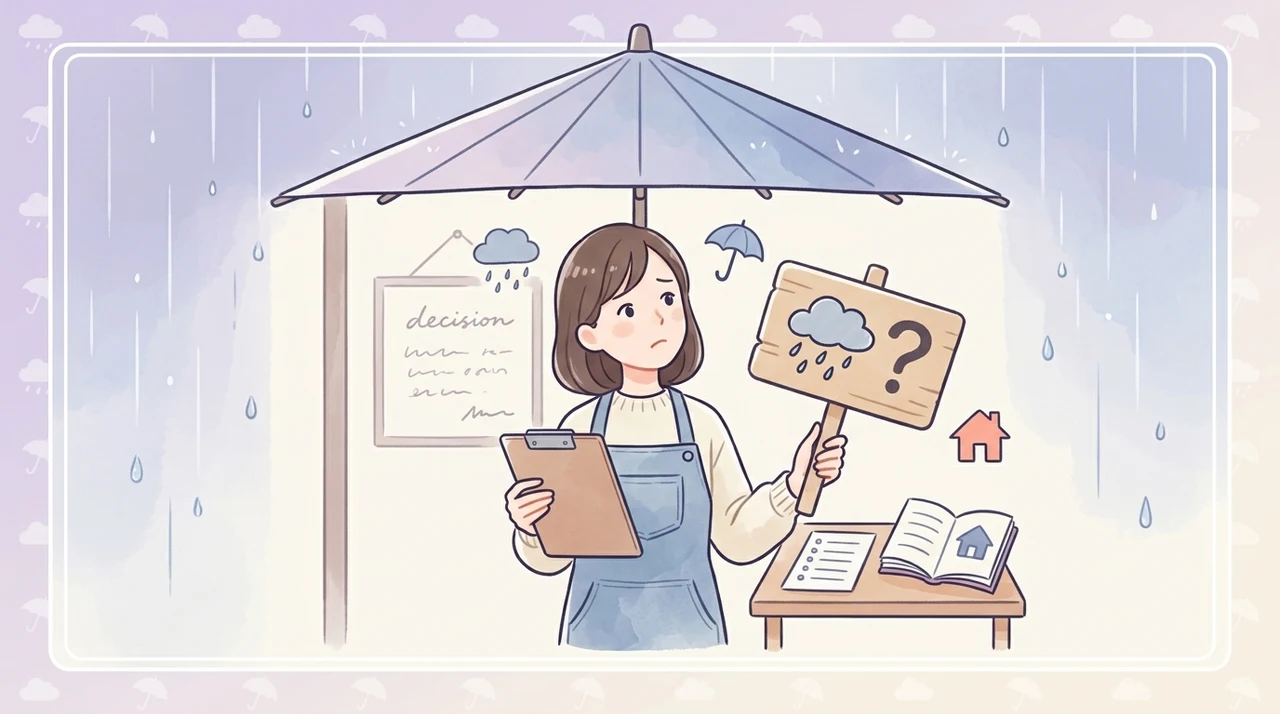 雨天時や荒天時の開催判断と代替案
