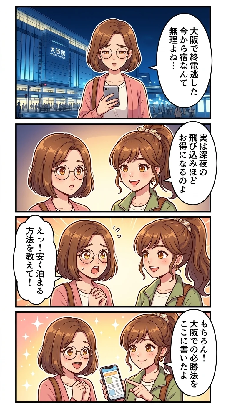 ビジネス ホテル 深夜 飛び込み 大阪