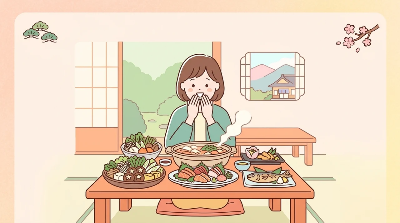 食べきれない料理が評判の宿10選