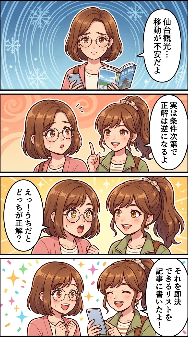 仙台 子連れ 観光 移動手段