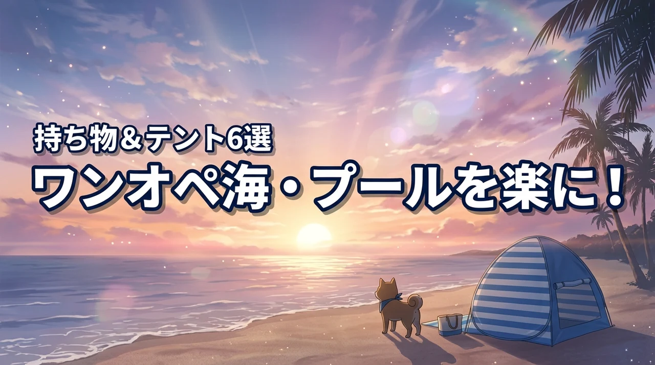 【決定版】ワンオペの海やプールを楽にする持ち物とワンタッチテントおすすめ6選