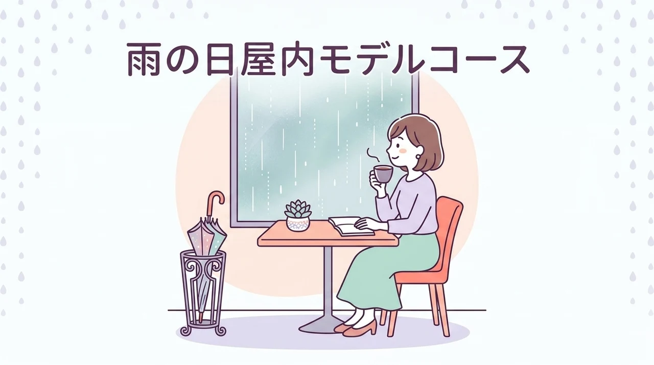 【雨天時】雨の日でも楽しめる室内モデルコース