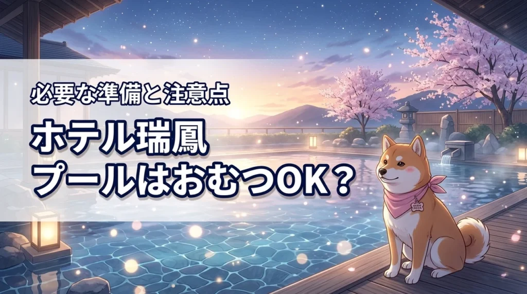 赤ちゃんのおむつでもホテル瑞鳳のプールに入れる？必要な準備と注意点を紹介