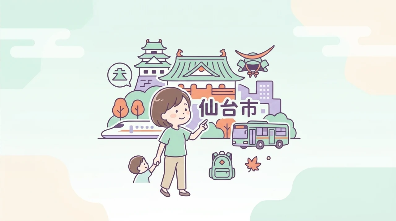 車なしでも安心な仙台子連れ旅行の魅力