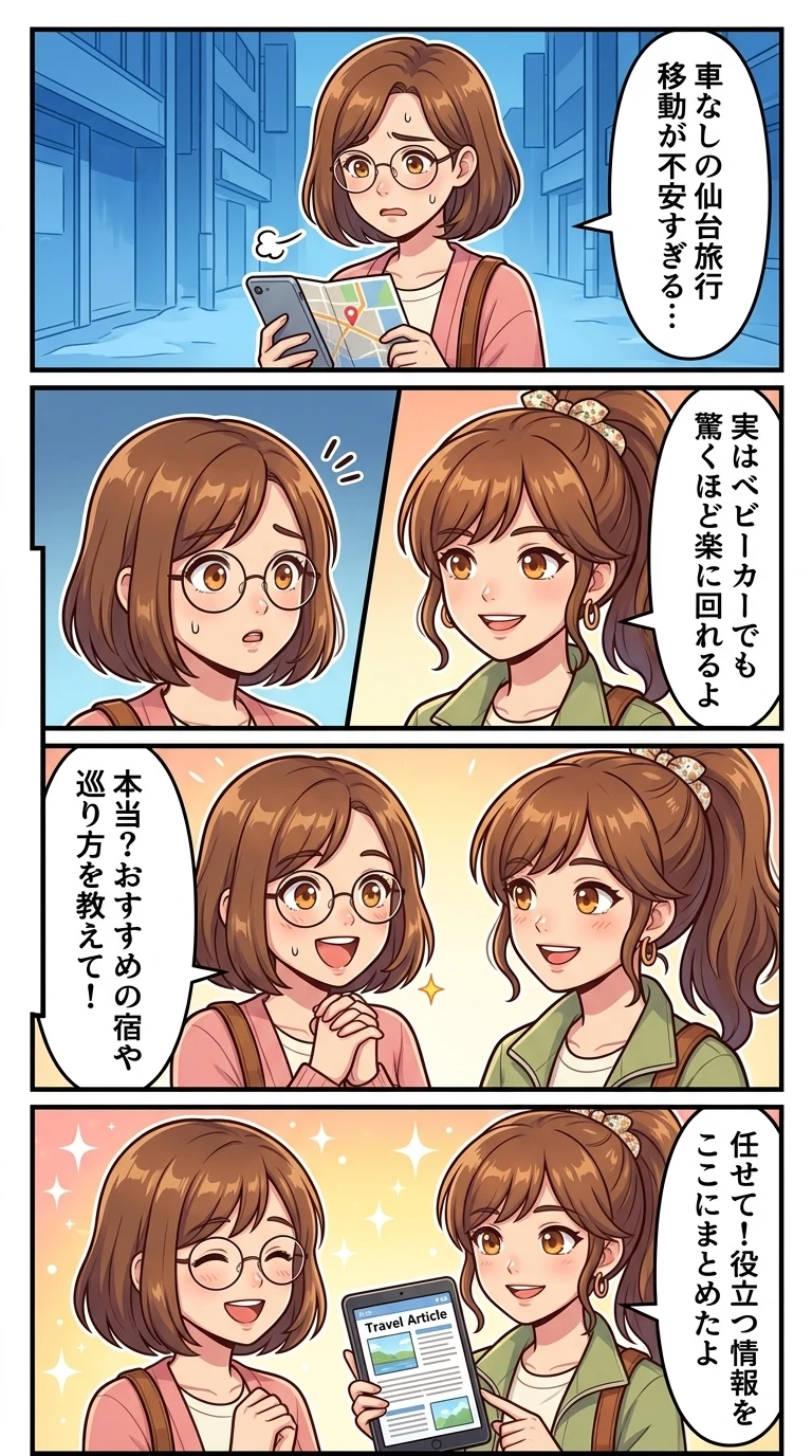 車なしでも安心！仙台子連れ旅行完全ガイド