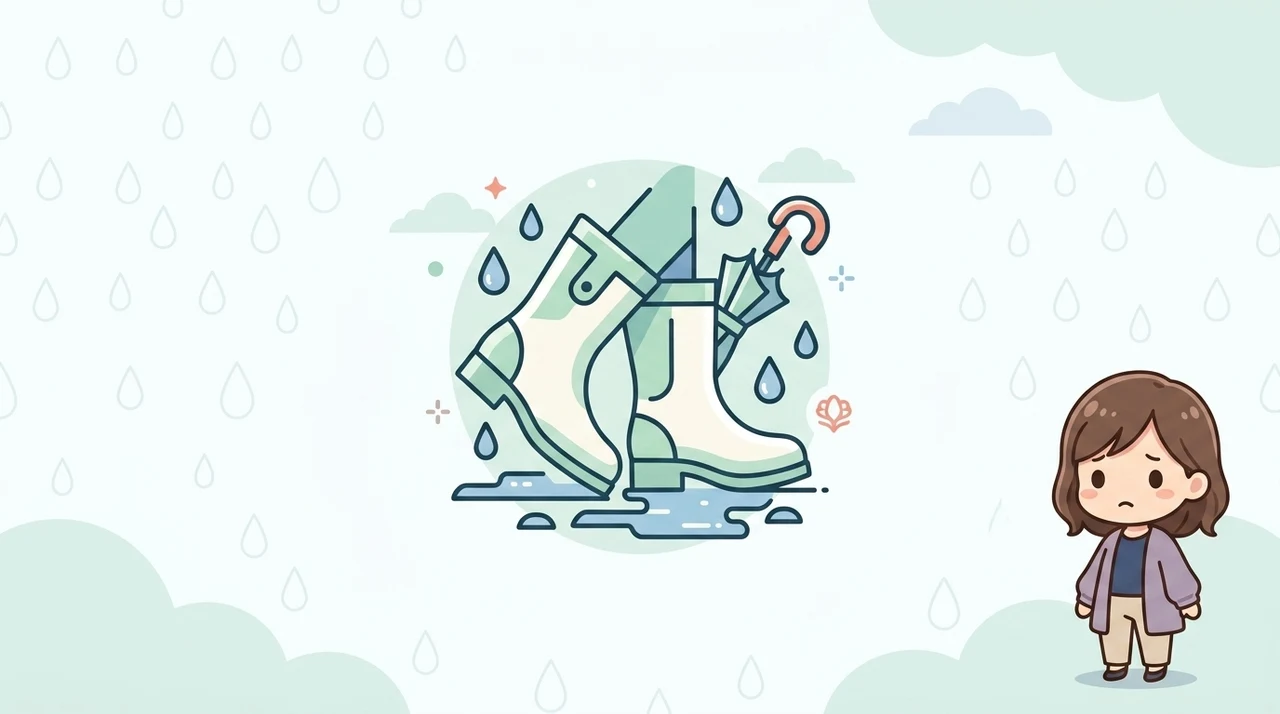 雨の日の混雑を回避するための3つのコツ