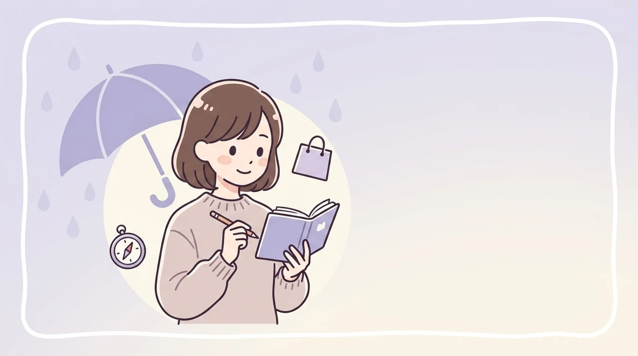 雨の日スポットを選ぶ際の3つのチェックポイント