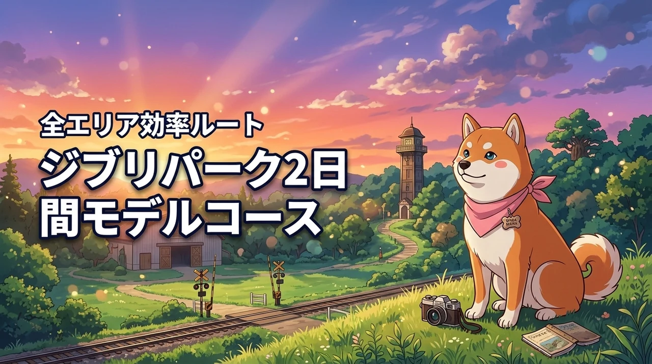 ジブリパーク2日間モデルコース完全版！大さんぽ券で全エリアを効率よく回る術
