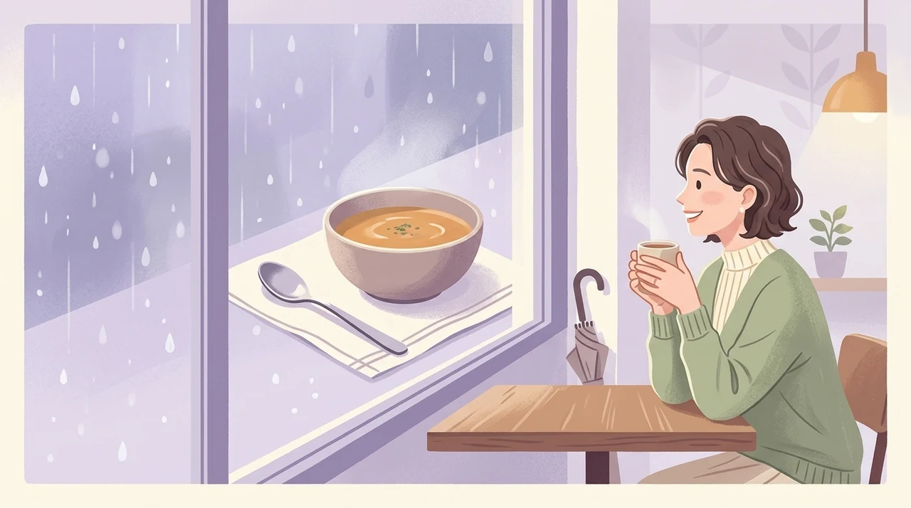 雨の日でも快適に食事をとるための悪天候対策