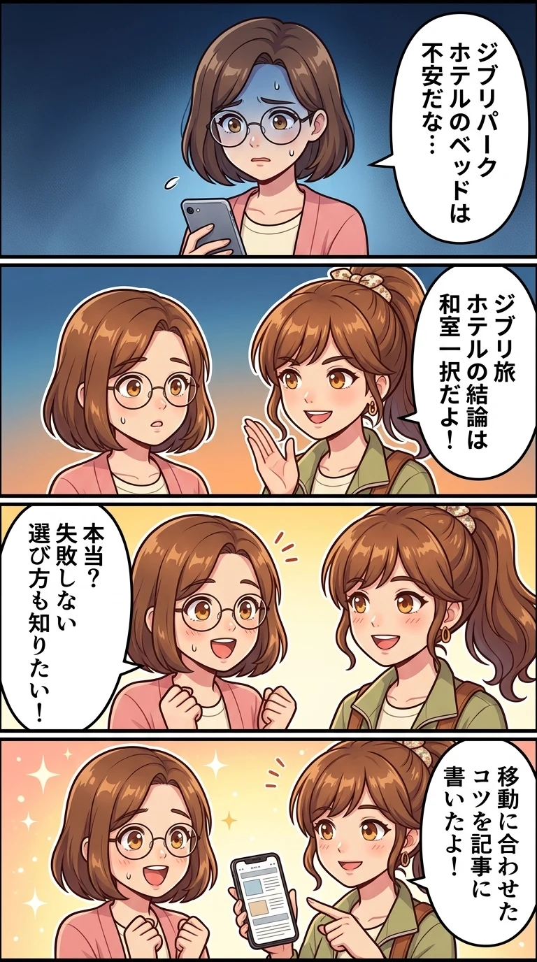 ジブリパーク ホテル 子連れ 和室