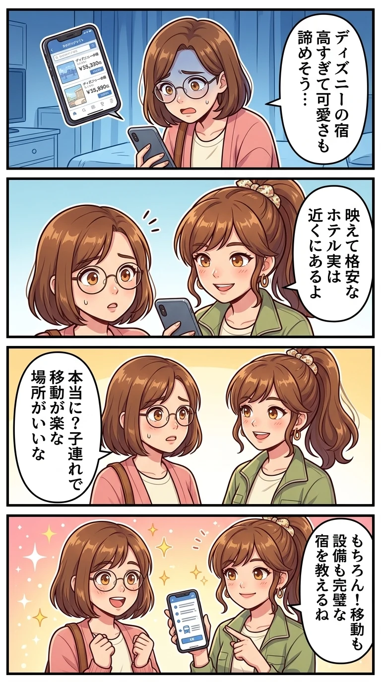 ディズニー近く ホテル 安い かわいい