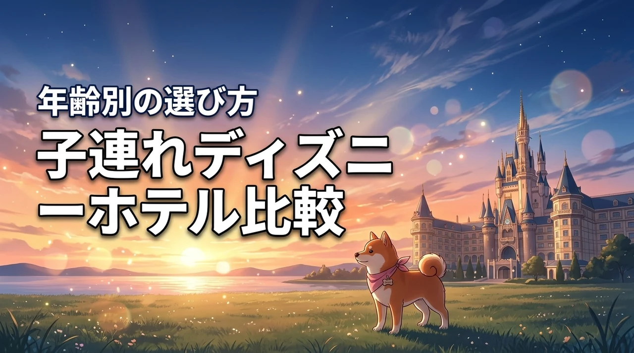 子連れにおすすめのディズニーホテル徹底比較！年齢別の選び方