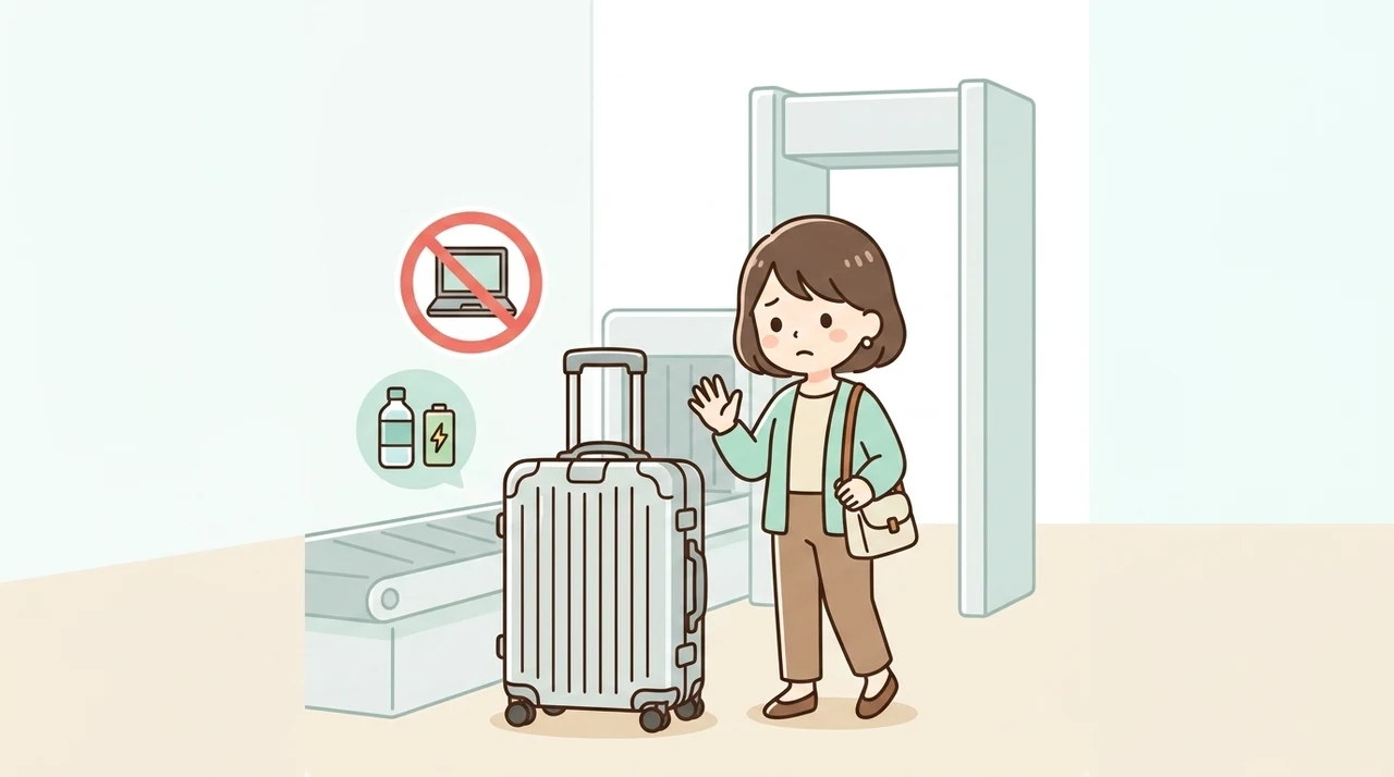 保安検査場でのリモワ キャビンの注意点
