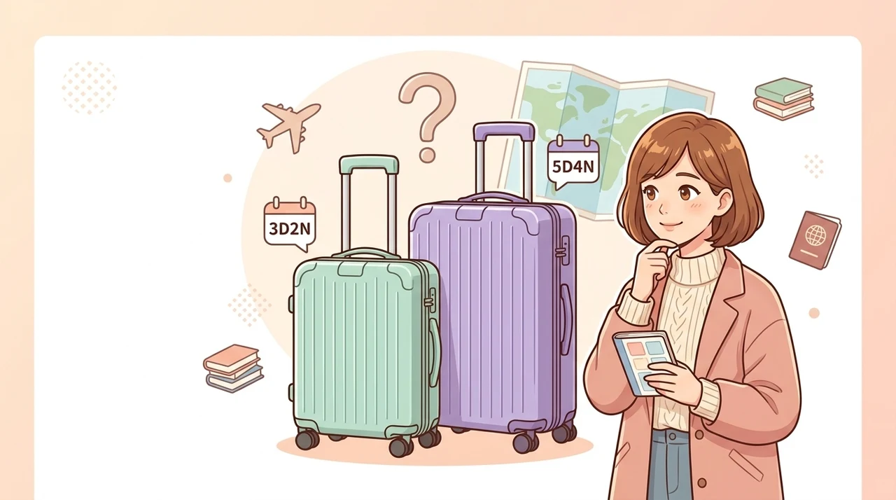 旅行日数で選ぶリモワ キャビンとキャビンプラス