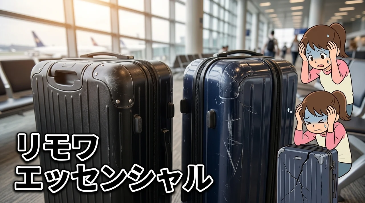 リモワ エッセンシャルと他ブランドの耐久性比較