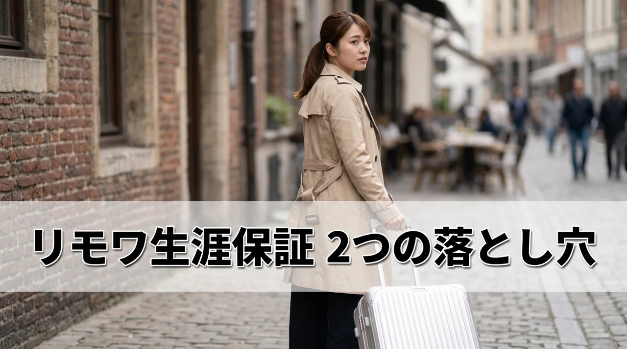 リモワの生涯保証で知っておくべき2つのデメリット