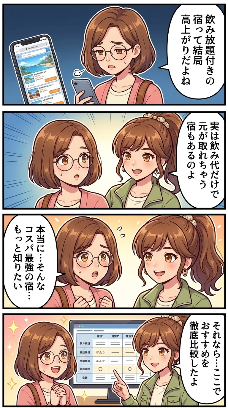 コスパ 最強 ホテル 飲み放題 関東