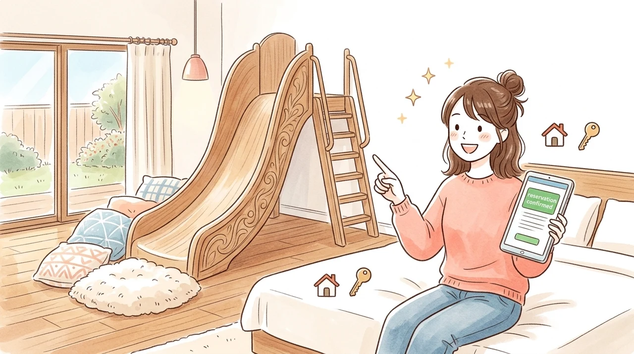部屋に滑り台があるホテルの予約を確実に取るコツ