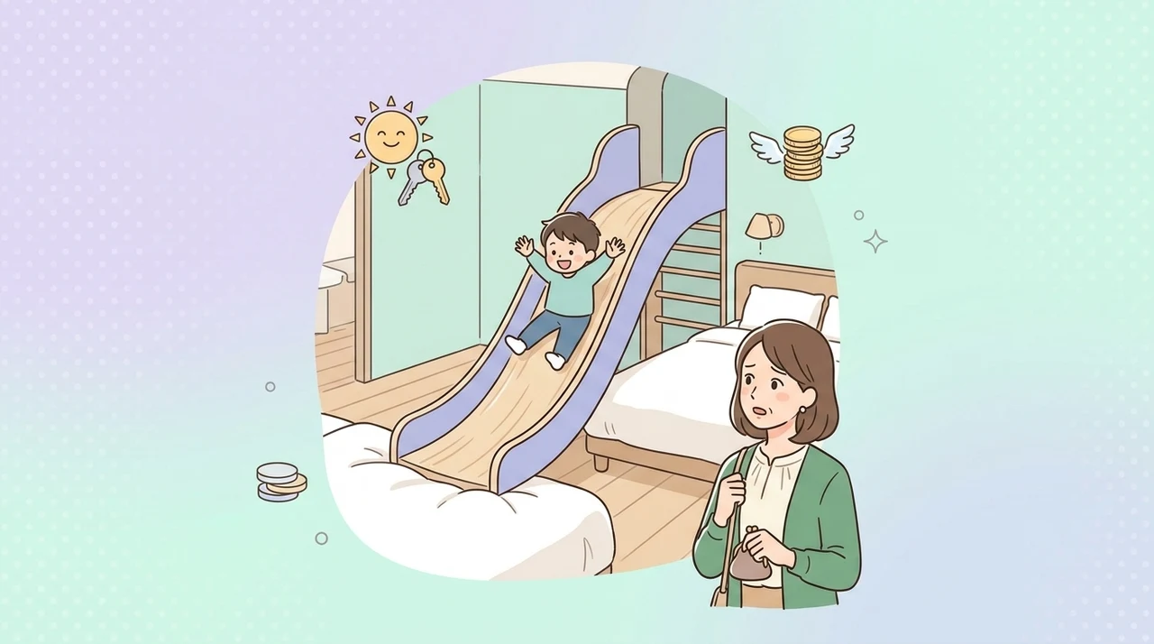部屋に滑り台があるホテルで得られる5つのメリット