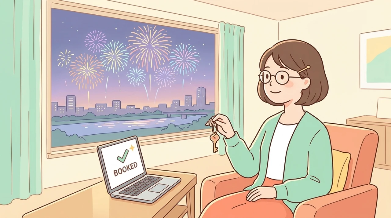 確実に花火が見えるホテルを予約するための3つの鉄則