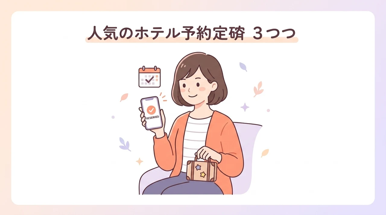 人気ホテルの宿泊予約を確実に勝ち取るための3つのコツ