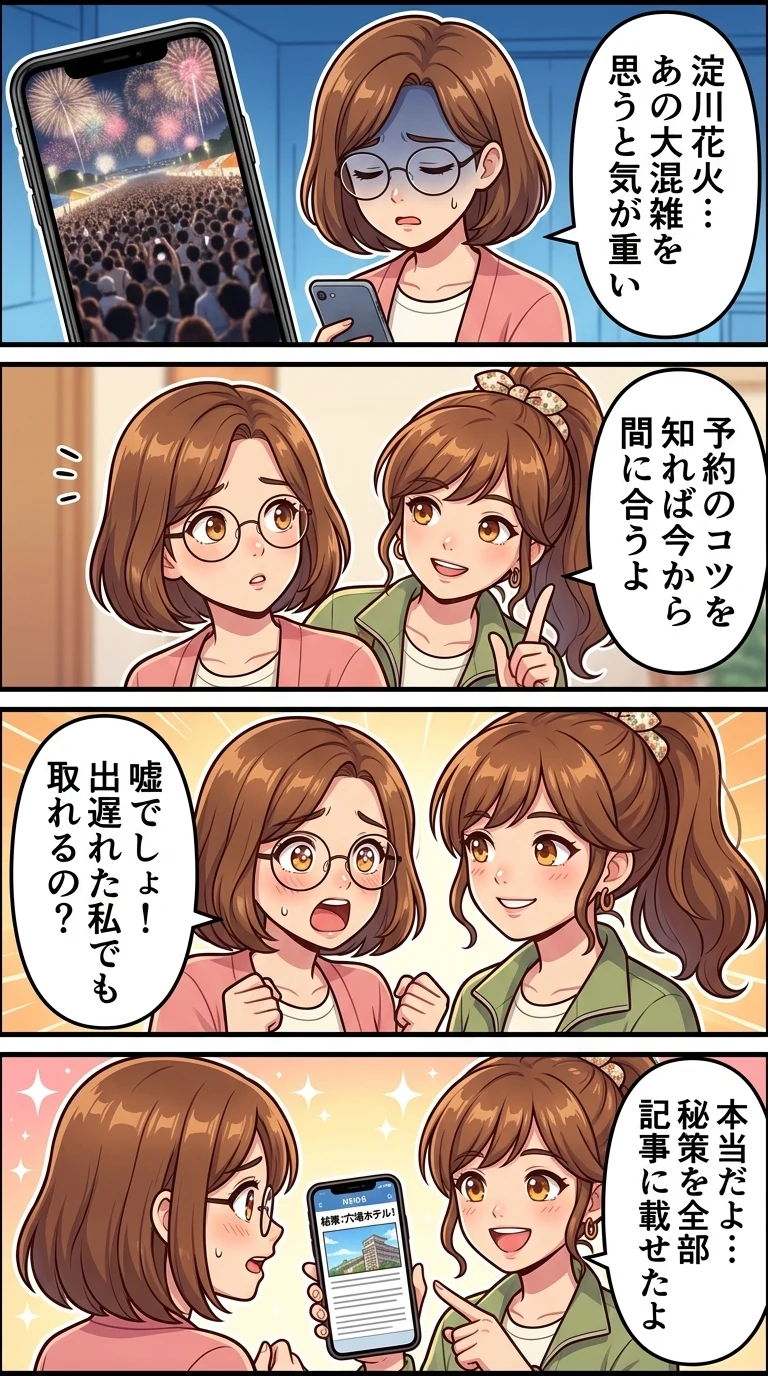 淀川花火大会 ホテル 穴場