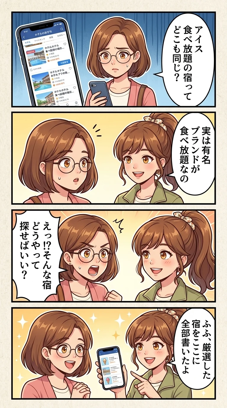 ソフトクリーム 食べ放題 ホテル