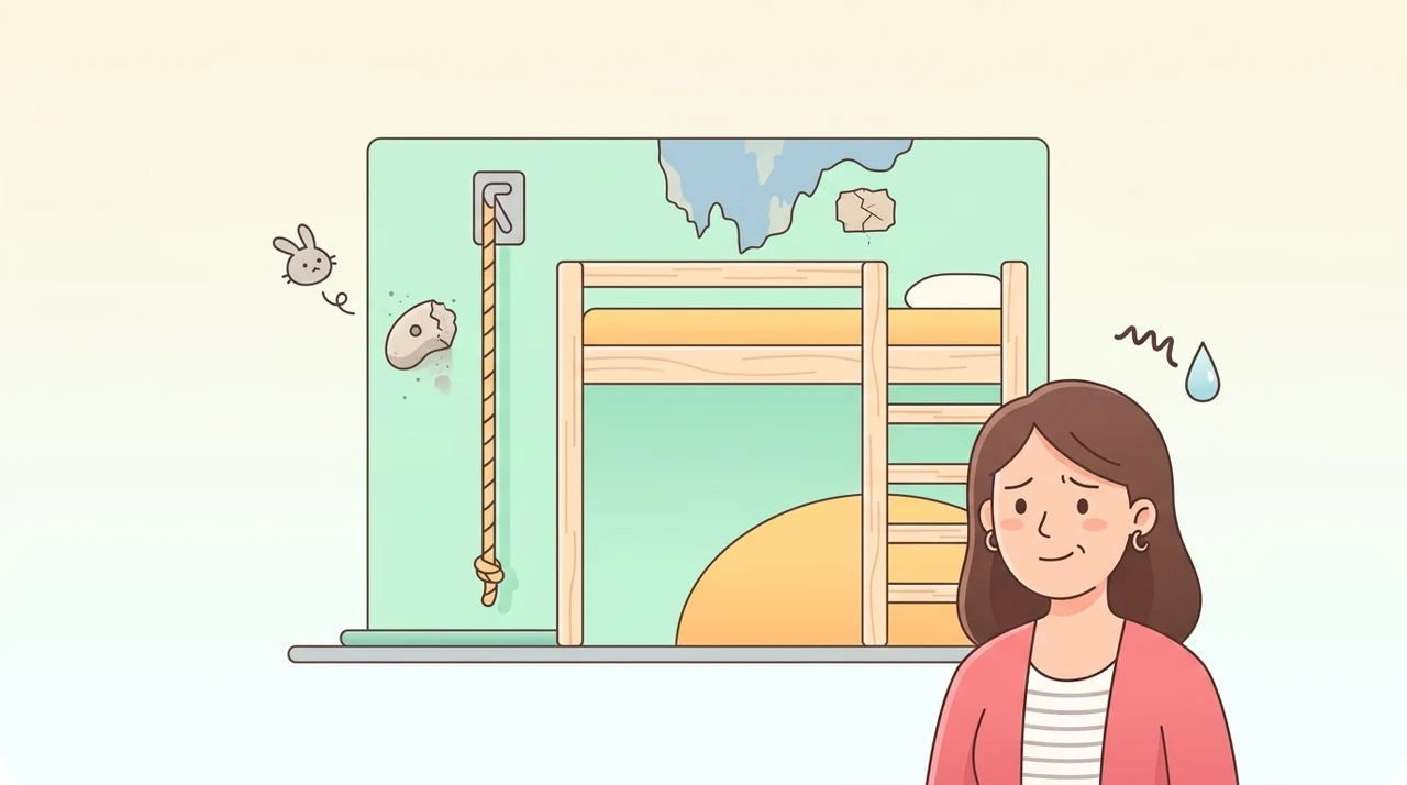 部屋がアスレチックホテルの悪い口コミ