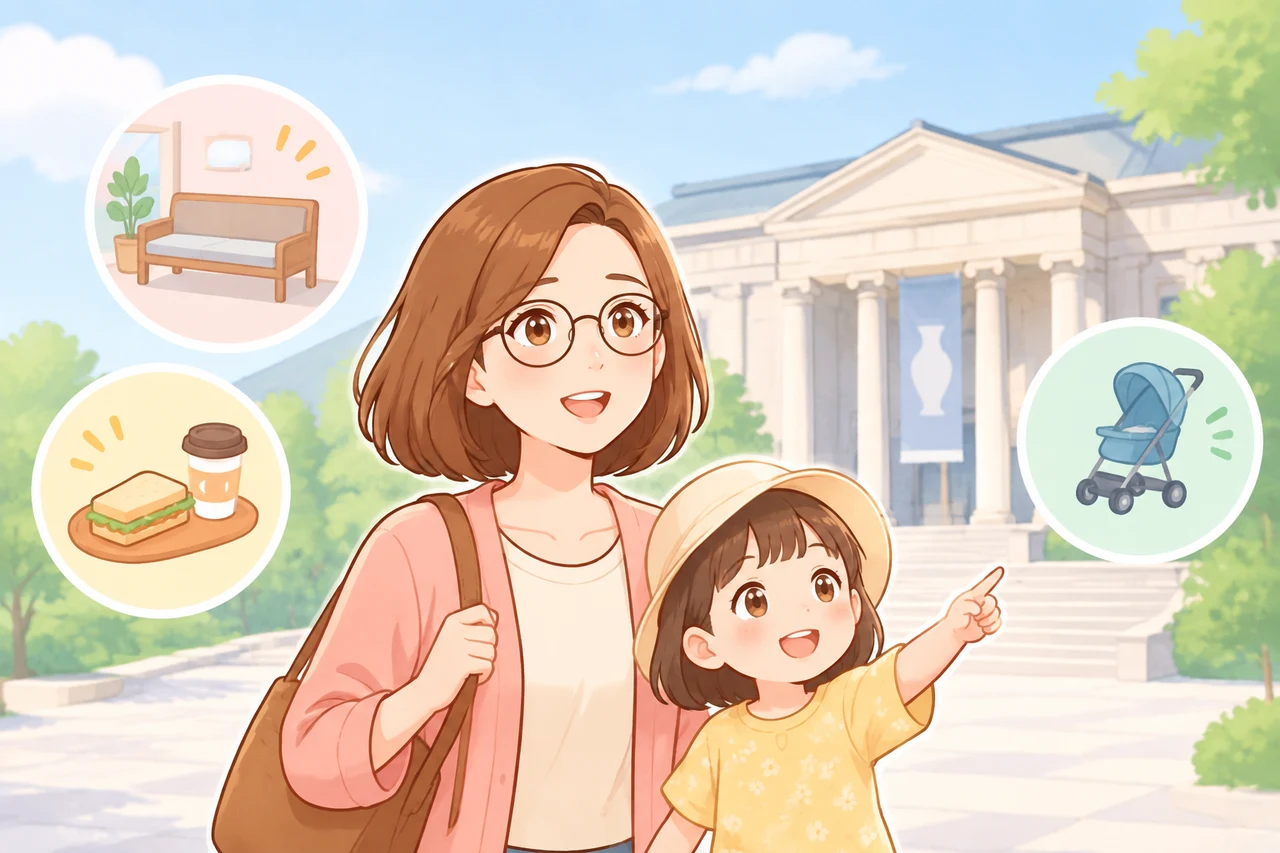 ミュージアム周辺の子連れ向け情報