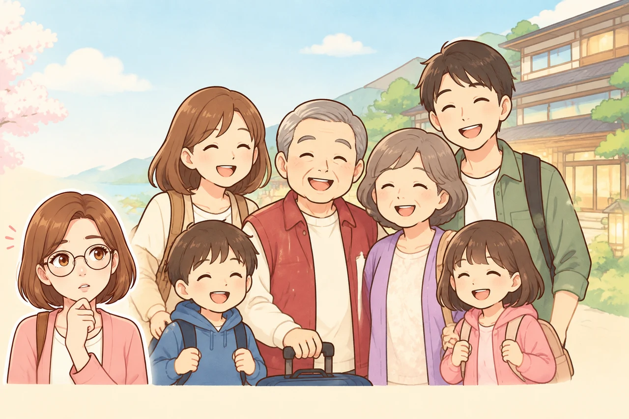 還暦祝いの三世代旅行、関東で宿を選ぶ3つのポイント