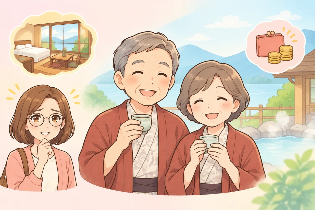 還暦祝いの旅行で使える宿のプランと費用相場
