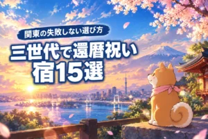 還暦祝い旅行で三世代が関東で泊まりたい宿15選と選び方