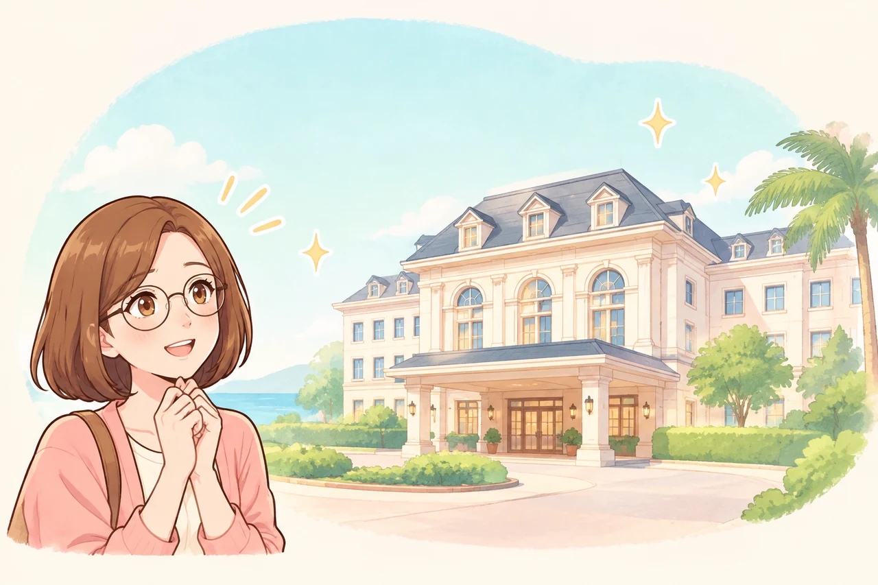 ヘリテージウイングの魅力と特徴のイメージ画像(山里・客室の静けさと配置・宿泊者専用エリア)