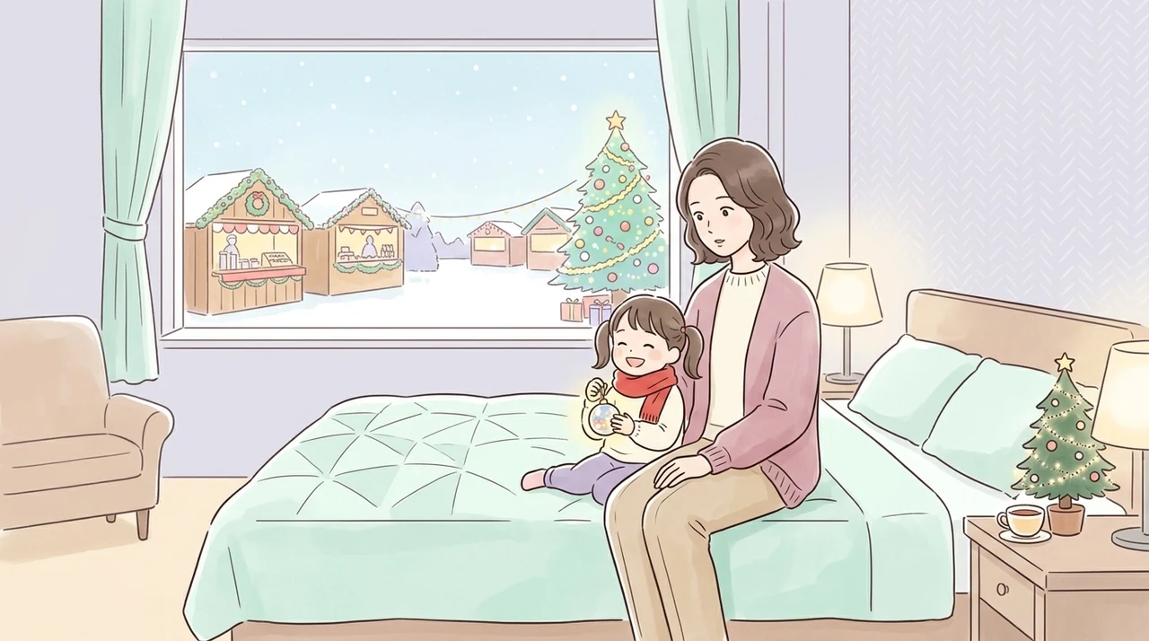 大阪クリスマスマーケット周辺で子連れに人気のホテル7選のイメージ画像(ザ・リッツ・カールトン大阪・帝国ホテル大阪・ウェスティンホテル大阪)